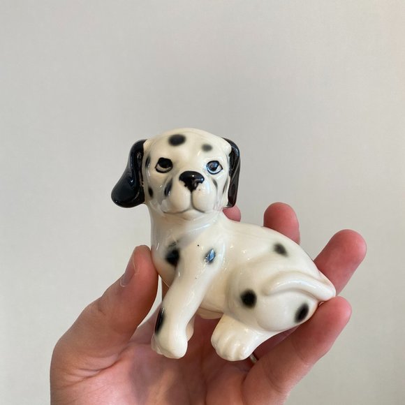 Other - Small Dalmatian Dog Figurine 3" tall x 2.75" long x 1.75"